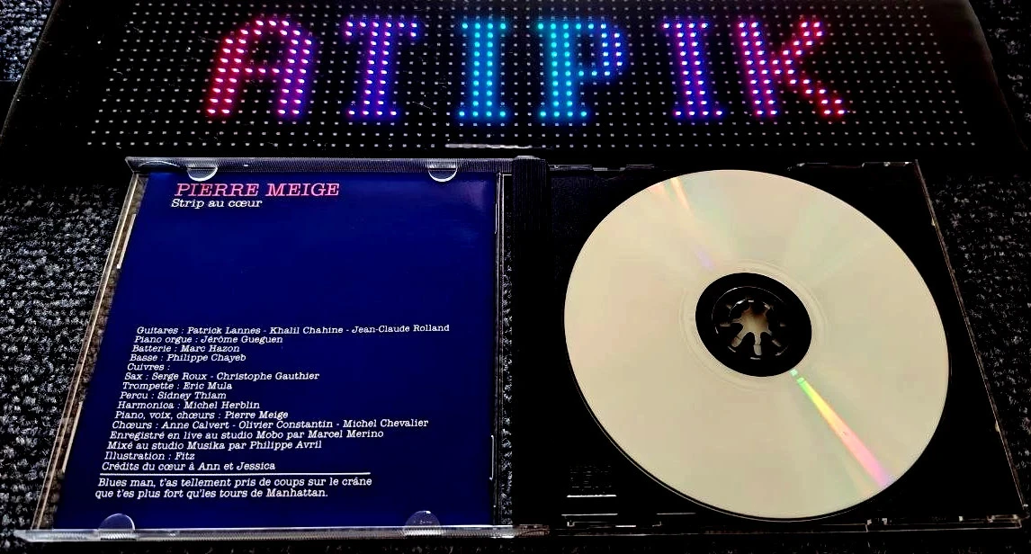 Zeldzaam Pierre Meige Strip Au Coeur CD Eerste Persing 1988 Onmisbaar 😉 – photo 4